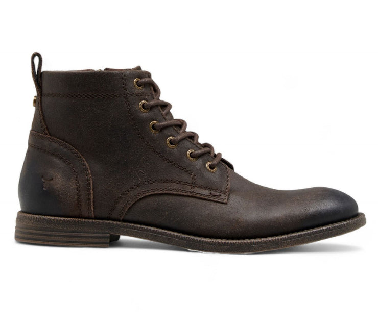 Windsorsmith Mens Brown Leather Casual Chukka Ankle Desert Boots - Sebastien