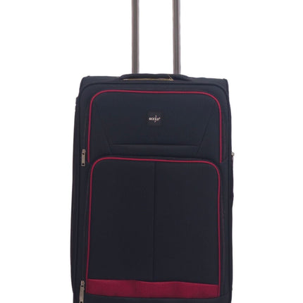 Soft 3 pcs Luggage Suitcase Set Cabin Light Travel Bags