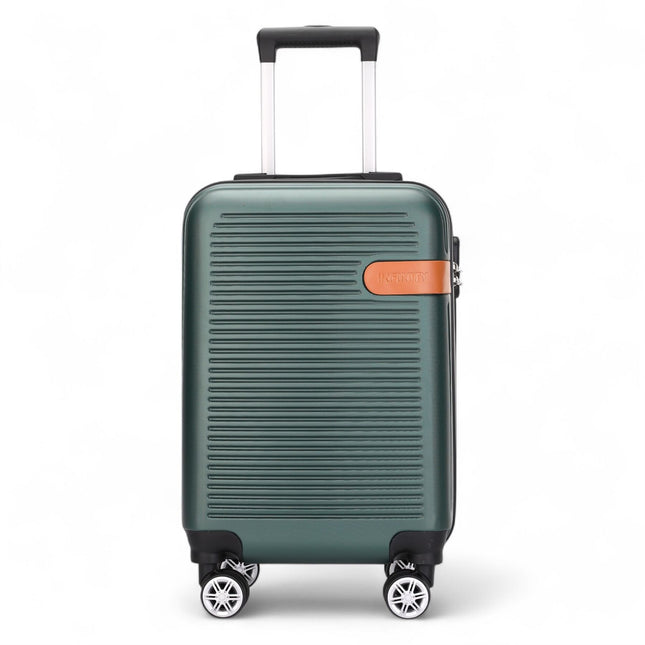 Hard Shell Classic Dual 4 Wheel Luggage Suitcase Set