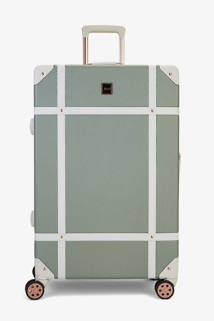 Vintage Hard Shell  Luggage Trunk Suitcase Set