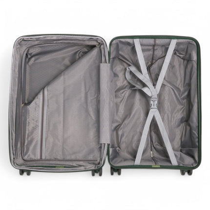 Expandable Hard Shell 8 Wheels Luggage Travel Cabin Suitcase Set