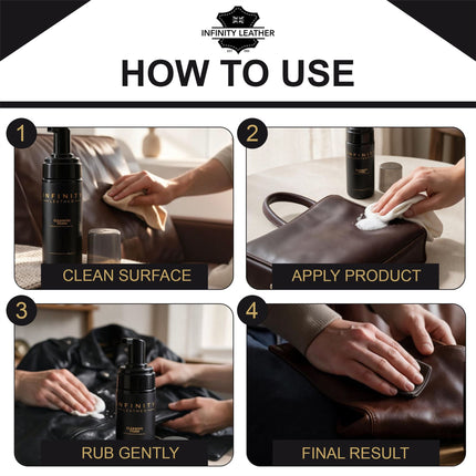 Leather, Suede & Trainer Deep Clean Stain Remover Cleaning Foam