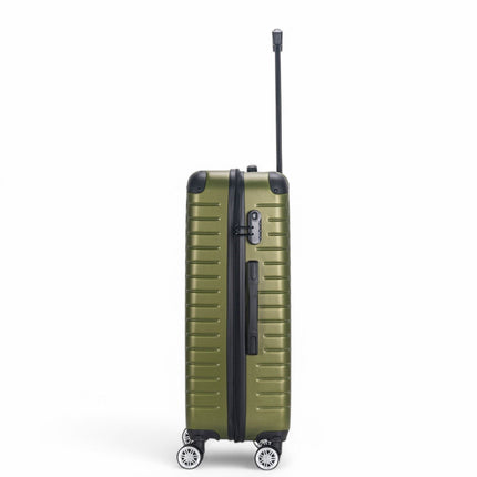 Hard Shell ABS 8 Wheel Luggage Travel Cabin Holiday Bags Suitcase Set