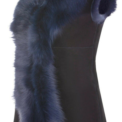 Women's Toscana Sheepskin Long Gilet-Sorocaba