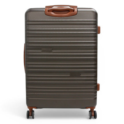Expandable Hard Shell ABS Suitcase Set 8 Wheel Robust Travel Case Holiday Luggage