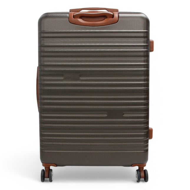 Expandable Hard Shell ABS Suitcase Set 8 Wheel Robust Travel Case Holiday Luggage