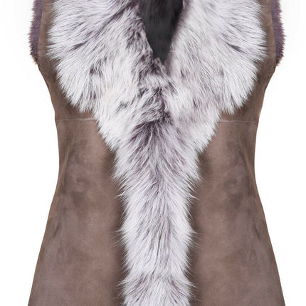 Women's Toscana Sheepskin Long Gilet-Sorocaba