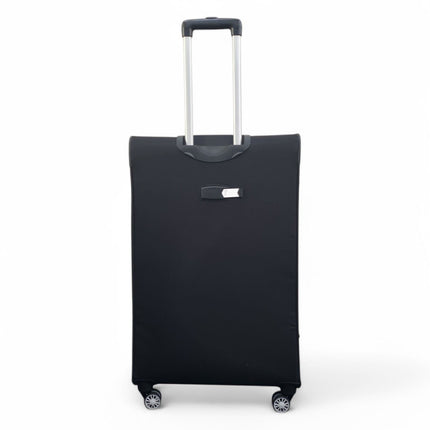 Expandable Soft Shell 8 Wheels Luggage Travel Cabin Suitcase Set