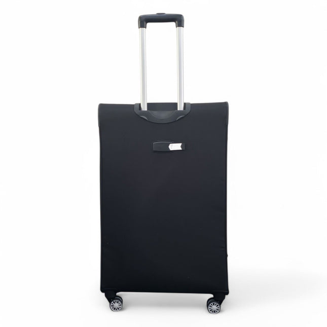 Expandable Soft Shell 8 Wheels Luggage Travel Cabin Suitcase Set