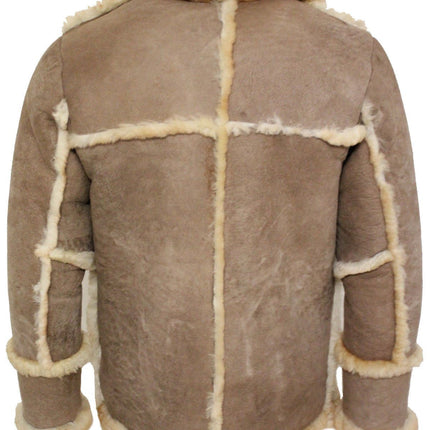 Men’s Designer Winter Sheepskin Fur Coat-Zaragoza