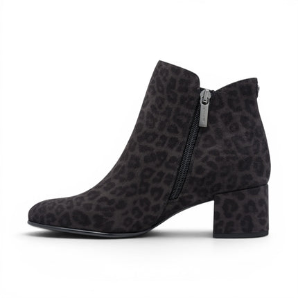 Tamaris Women's Grey Faux Heeled Ankle Boots - 25354-43