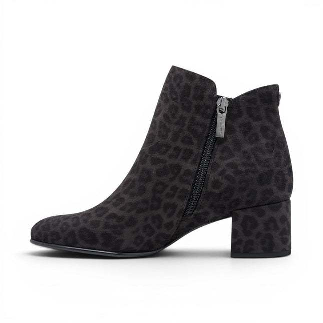 Tamaris Women's Grey Faux Heeled Ankle Boots - 25354-43