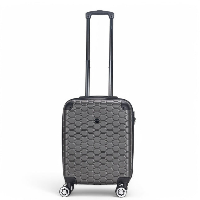 Hard Shell ABS 8 Wheel Luggage Travel Cabin Holiday Bags Suitcase Set