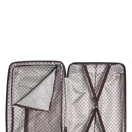 Hard Shell Printed Dual 4 Wheel Luggage Suitcase