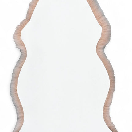 Genuine Rosa Pink Sheepskin Natural Silky Soft Fluffy Real Wool Rug
