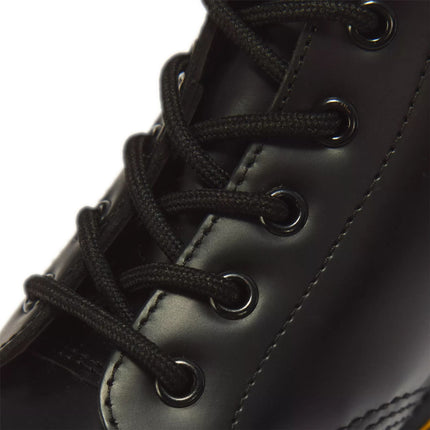 Dr Martens 101 Yellow Stitch Black Leather 6-Eye Ankle Boots - 26230001