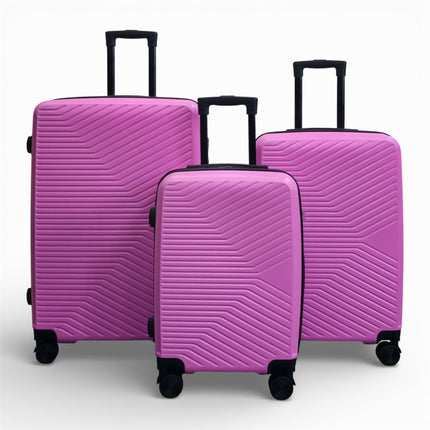 Hardshell Suitcase Set Robust 8 Wheel Luggage Cabin Case Bag