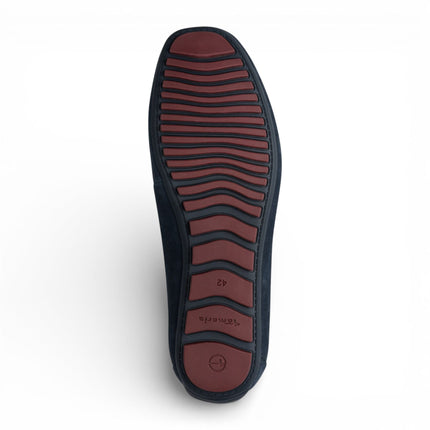 Tamaris Mens Brown Suede Moccasin Loafers Casual Shoes