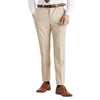 Men's Beige Lightweight Summer Wedding Party Trouser