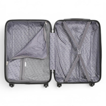 Hard Shell Cabin  55 x 27 x 22 cm ABS Suitcase Luggage Suitable for Easyjet, Ryanair