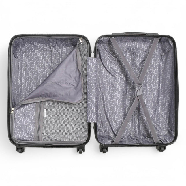 Hard Shell Cabin  55 x 27 x 22 cm ABS Suitcase Luggage Suitable for Easyjet, Ryanair
