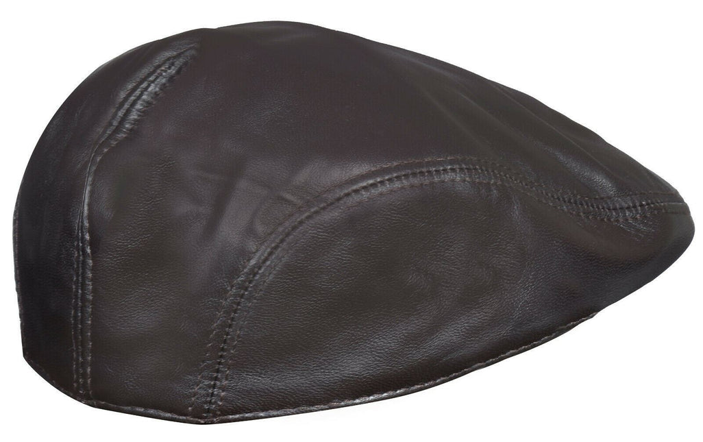 Mens  Flat Hat Leather Peaky Blinders Beret Newsboy Gatsby Golf Cabbie Cap