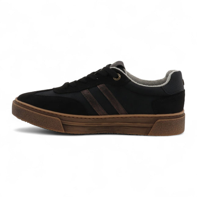 Mustang Women's Black Street Platform Sneakers Shoes