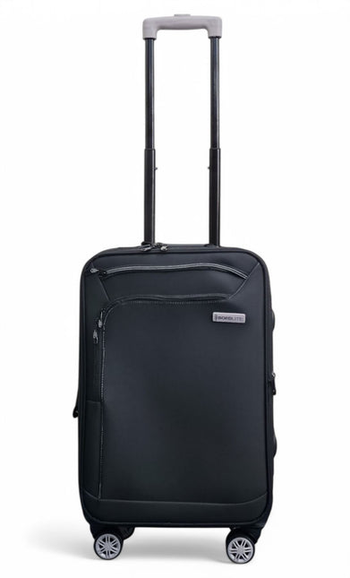 Soft Shell Cabin Suitcase 59 x 37 x 23 cm Luggage Suitable for Easyjet, Ryanair
