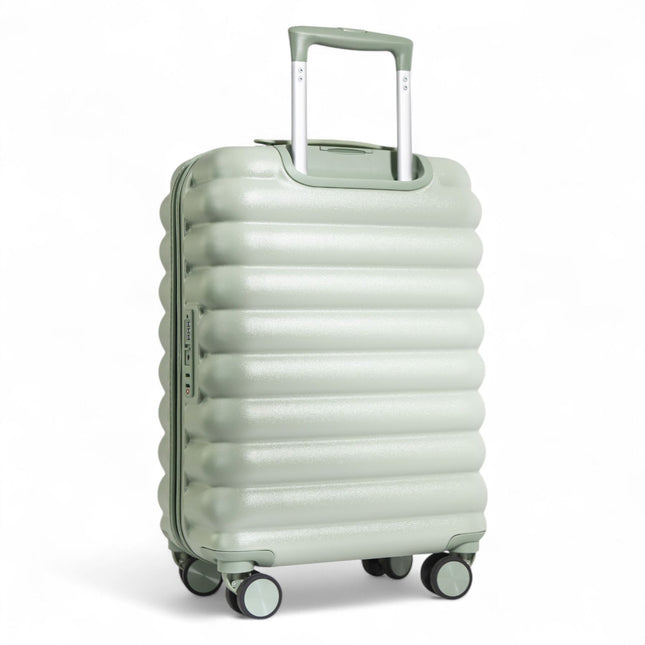 Hard Shell Cabin 37 x 22 x 55 cm TSA Secure Luggage Suitcase Suitable for Easyjet, Ryanair