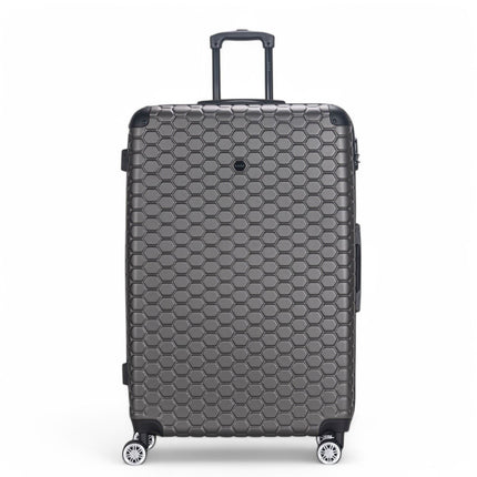 Hard Shell ABS 8 Wheel Luggage Travel Cabin Holiday Bags Suitcase Set