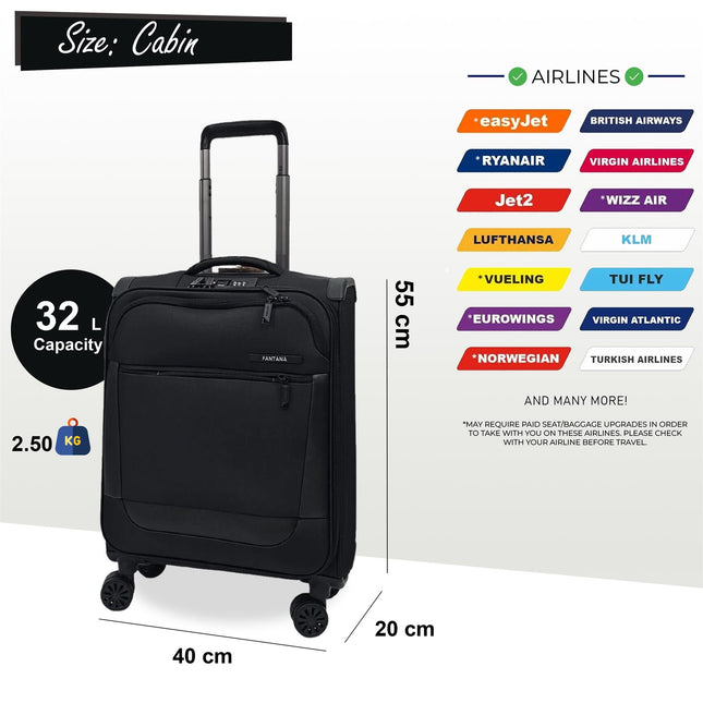 Lightweight  4 Wheel Luggage Suitcase