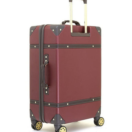 Vintage Hard Shell  Luggage Trunk Suitcase Set