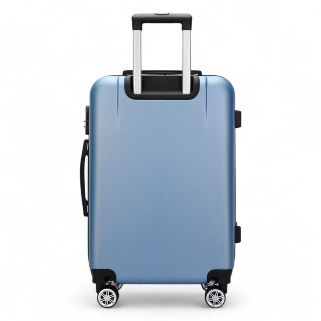 Hard Shell Modern Dual 4 Wheel Luggage Suitcase Set