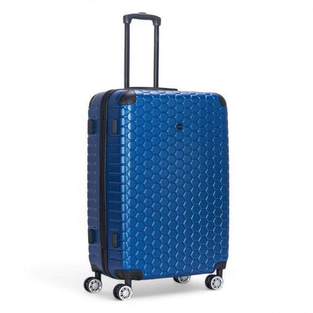 Hard Shell ABS 8 Wheel Luggage Travel Cabin Holiday Bags Suitcase Set