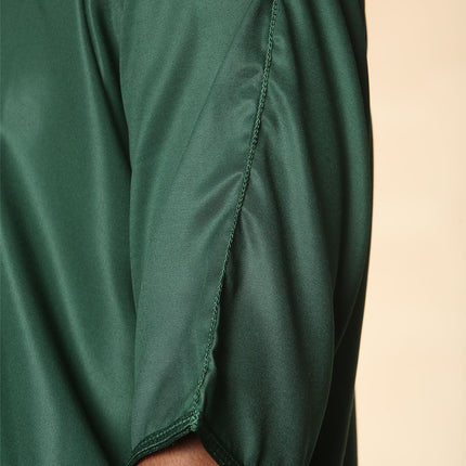 Men's Green Moroccan Thobe Djellaba Jubba Robe Eid