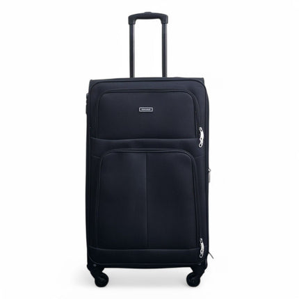 Expandable Soft Shell 4 Wheel Luggage Travel Cabin Suitcase Set Holiday Bags