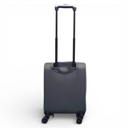 Soft Shell Lightweight Nylon Suitcase Set 4 Wheel Travel Case Holiday Bags