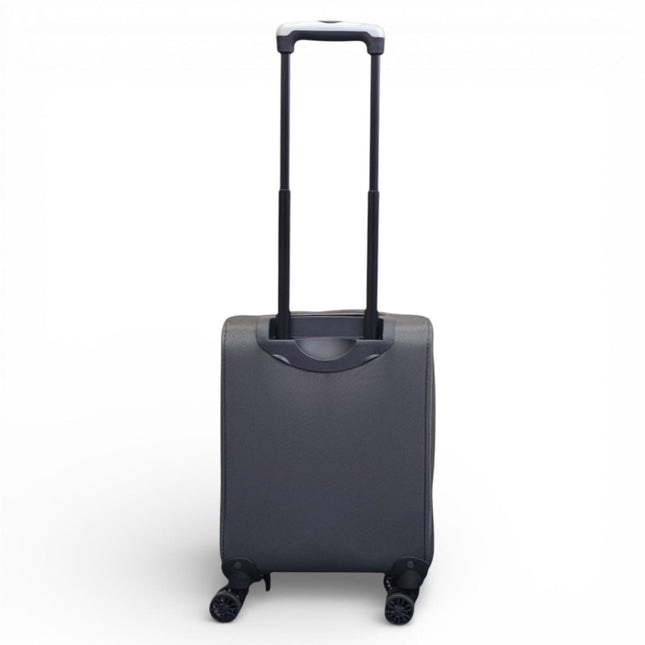 Soft Shell Lightweight Nylon Suitcase Set 4 Wheel Travel Case Holiday Bags