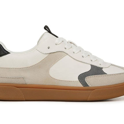 Blowfish Malibu Womens White Lace-Up Sneakers - Tastic