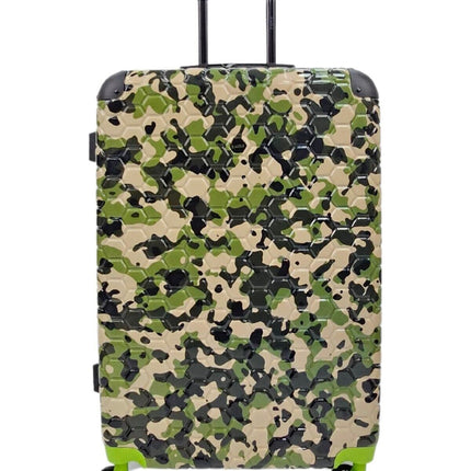 Hardshell Camo Robust ABS Suitcase Set