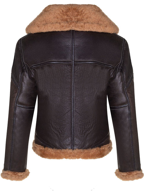 Womens RAF Sheepskin Flying Jacket-Albany