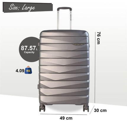 Strong Hard Shell TSA Suitcase Set 8 Wheel Cabin Luggage Holiday Travel Case