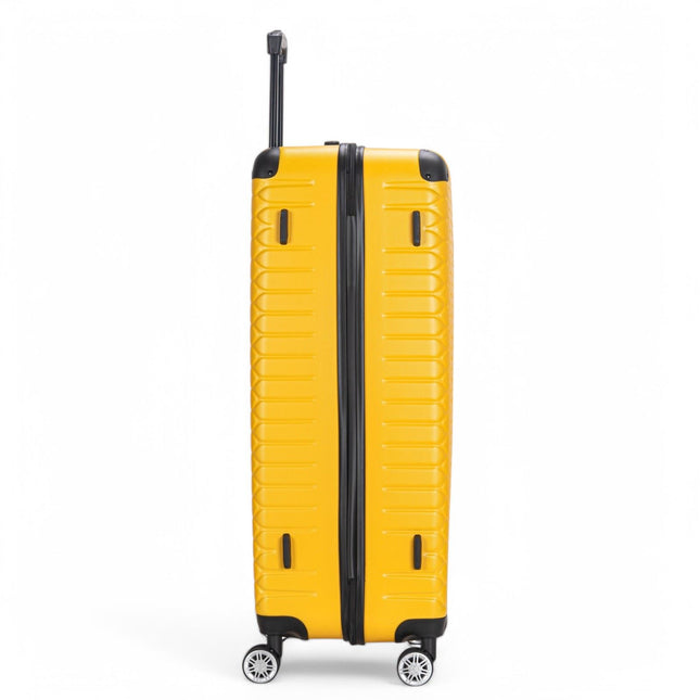 Hard Shell ABS 8 Wheel Luggage Travel Cabin Holiday Bags Suitcase Set