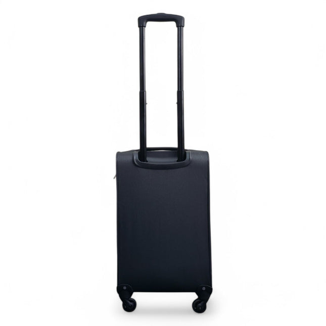 Soft Shell Lightweight Cabin Suitcase 55 x 33 x 21 cm Luggage Suitable for Easyjet, Ryanair