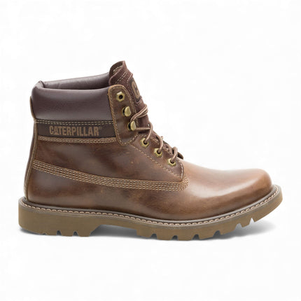 CAT (Caterpillar) Colorado 2.0 Fossil Brown Leather Hiking Ankle Boots