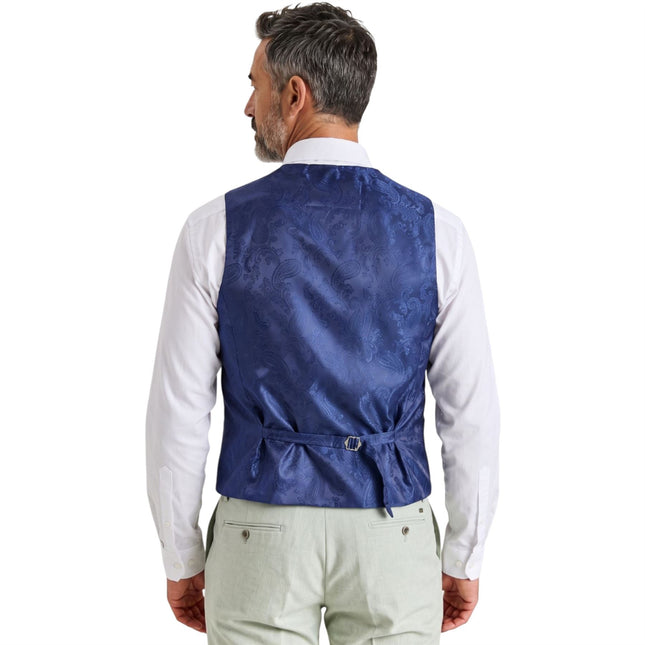 Men's Sage Green Waistcoat Formal Vest - Belmount