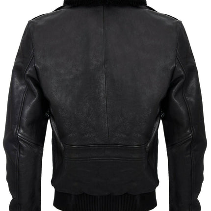 Mens Air Force A2 Cowhide Bomber Jacket-Montreal