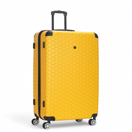 Hard Shell ABS 8 Wheel Luggage Travel Cabin Holiday Bags Suitcase Set