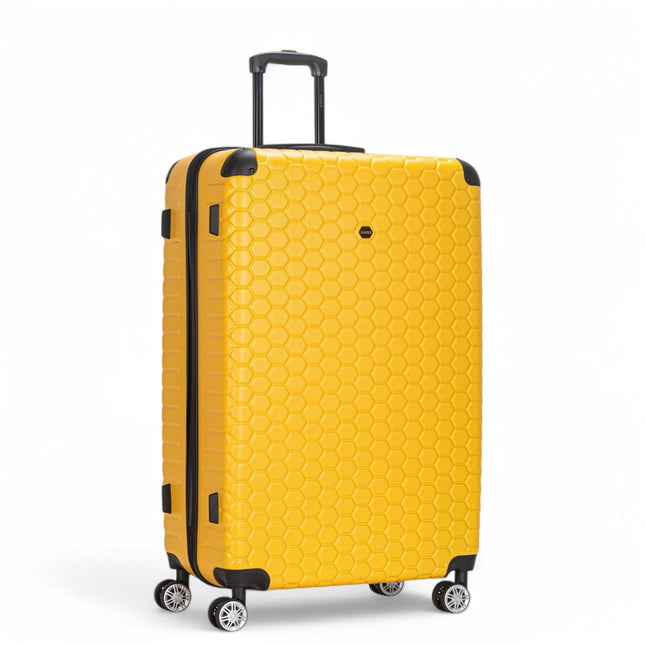 Hard Shell ABS 8 Wheel Luggage Travel Cabin Holiday Bags Suitcase Set
