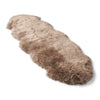 Genuine Sheepskin Mushroom Double Natural Fluffy Silky Soft Real Wool Rug